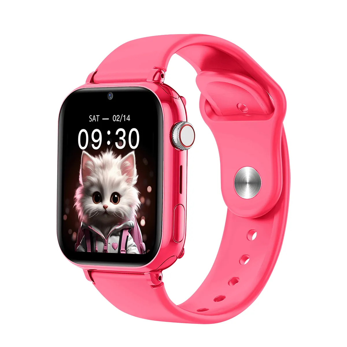 Maxcom Rose Montre Connectée Enfant Fw59 Kiddo 4G Ip65 Avec Gps