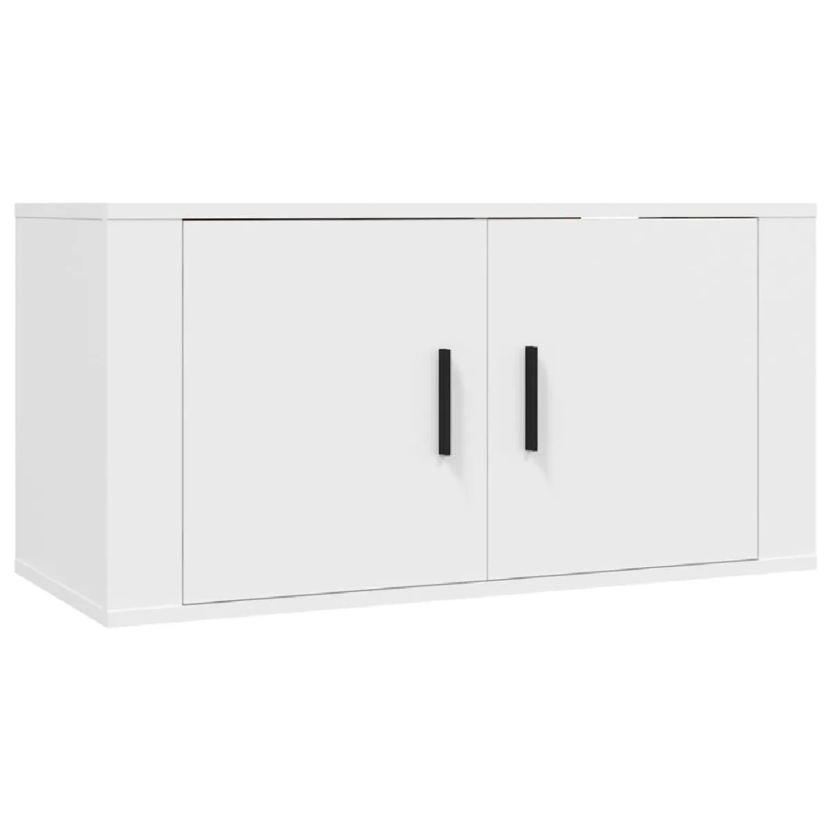Helloshop26 Ensemble meuble TV 6 pcs mural - Blanc