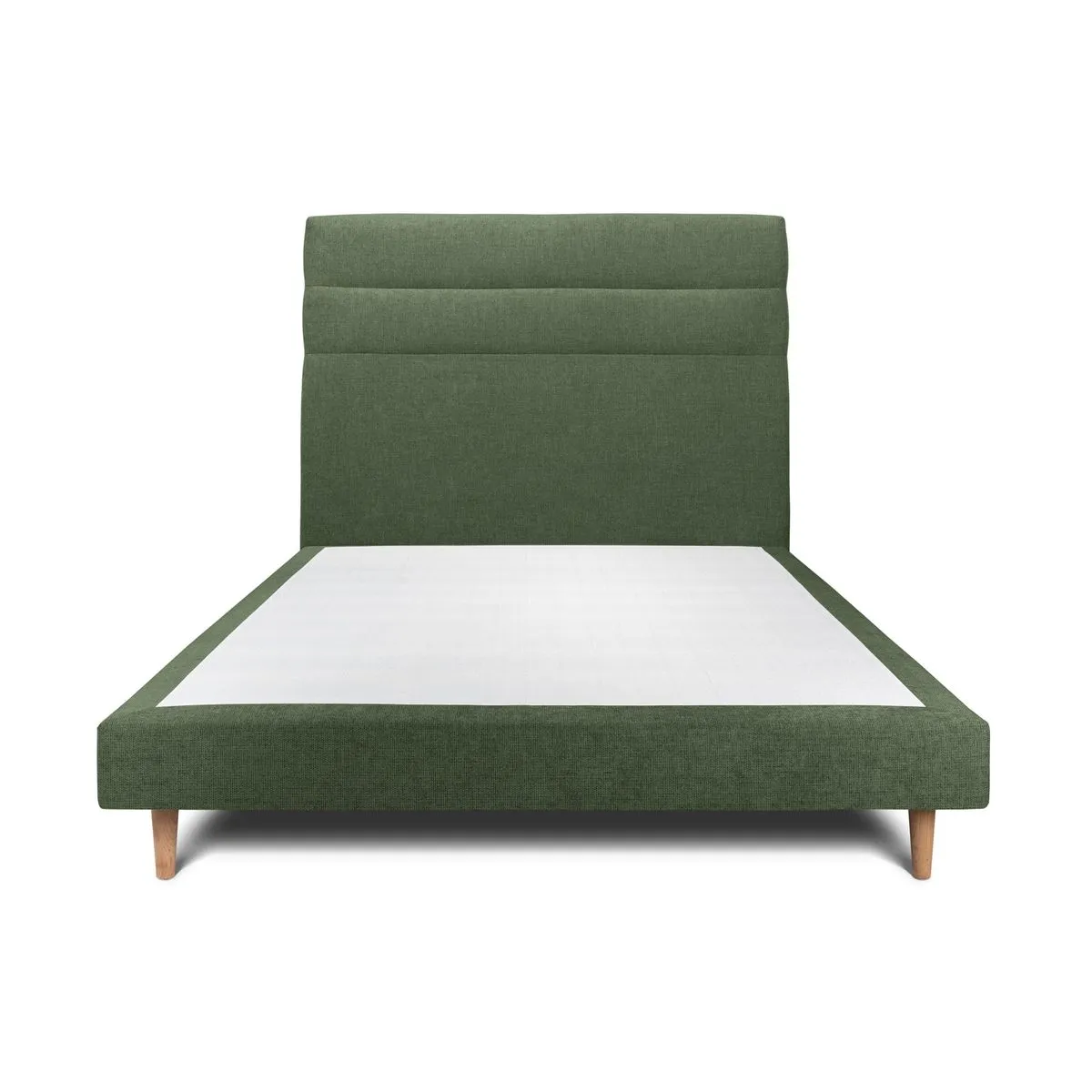 Sommeil de plomb Lit 140x200 tapissier - Vert