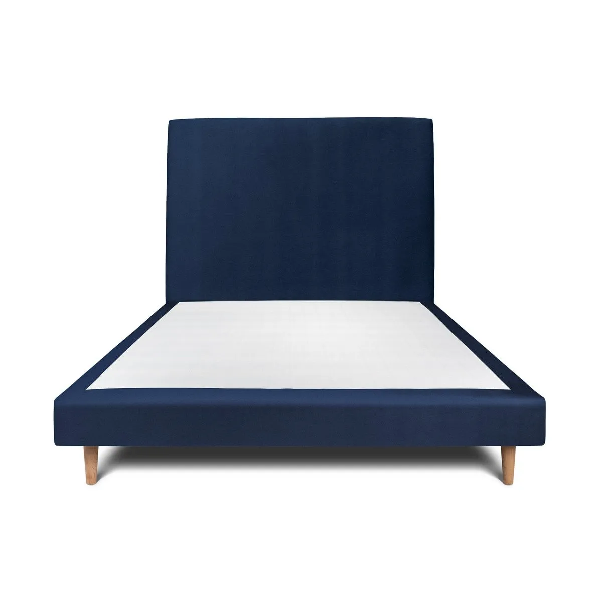 Sommeil de plomb Lit double tapissier - Bleu