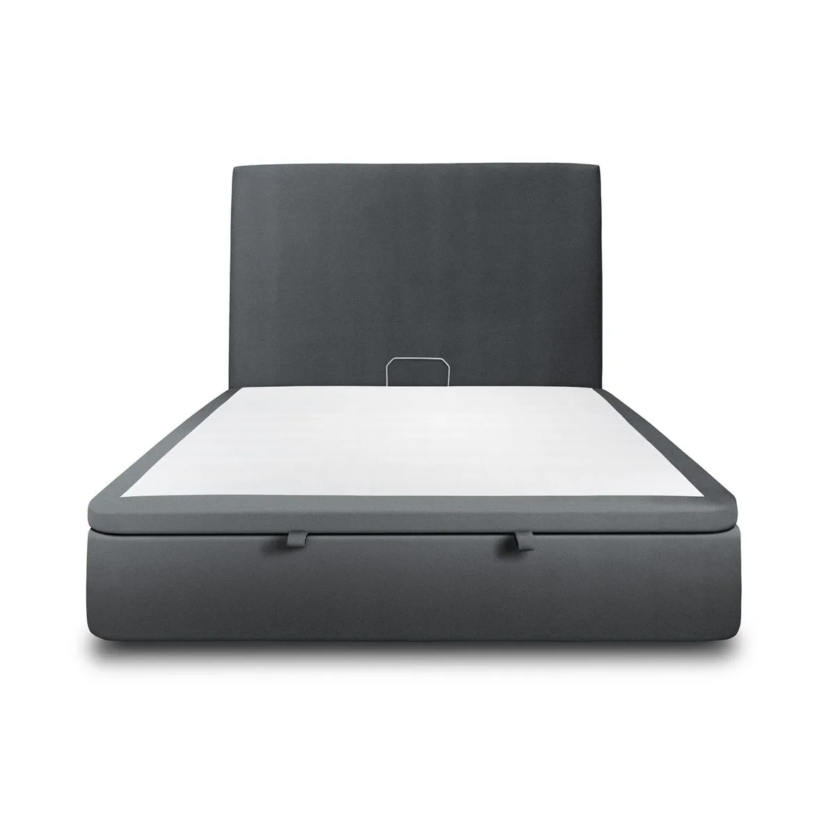 Sommeil de plomb Lit coffre 2 places - Gris anthracite