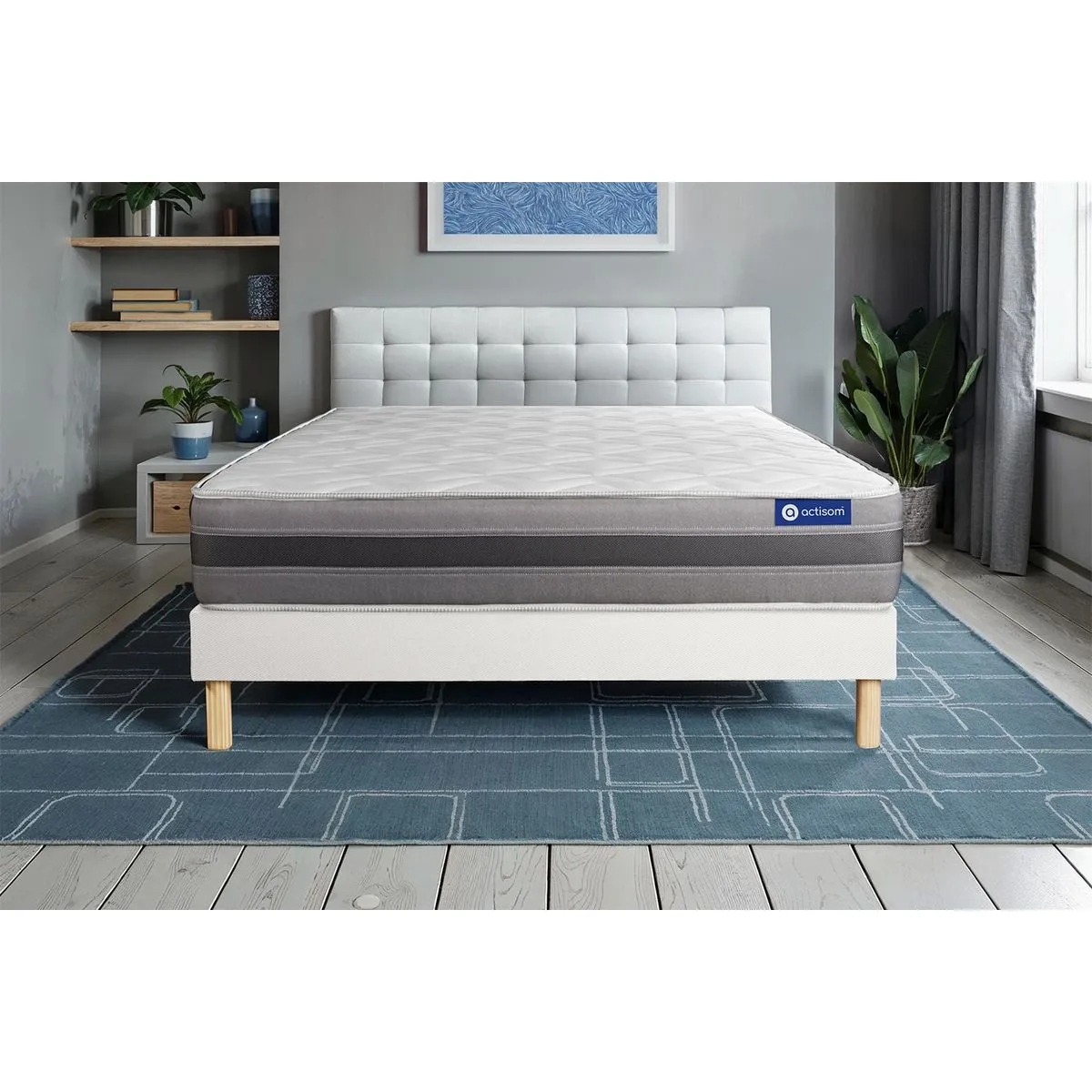 ACTISOM  Actimemo Relax 200x200 cm - Blanc