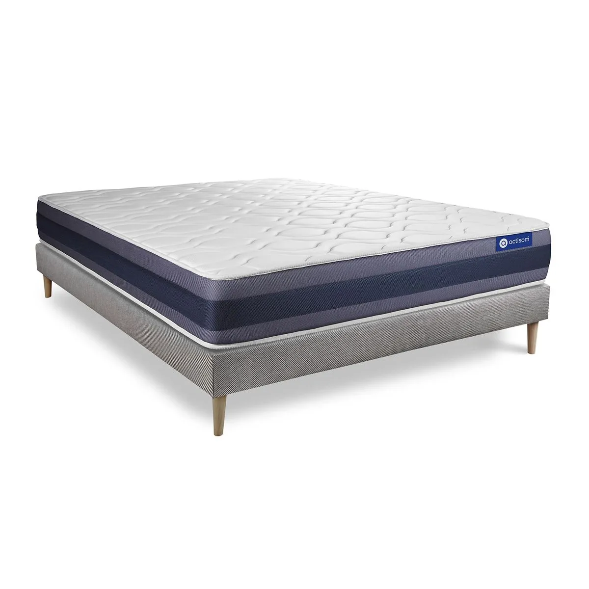 Actimemo MORPHO 120x190 cm + Sommier Gris