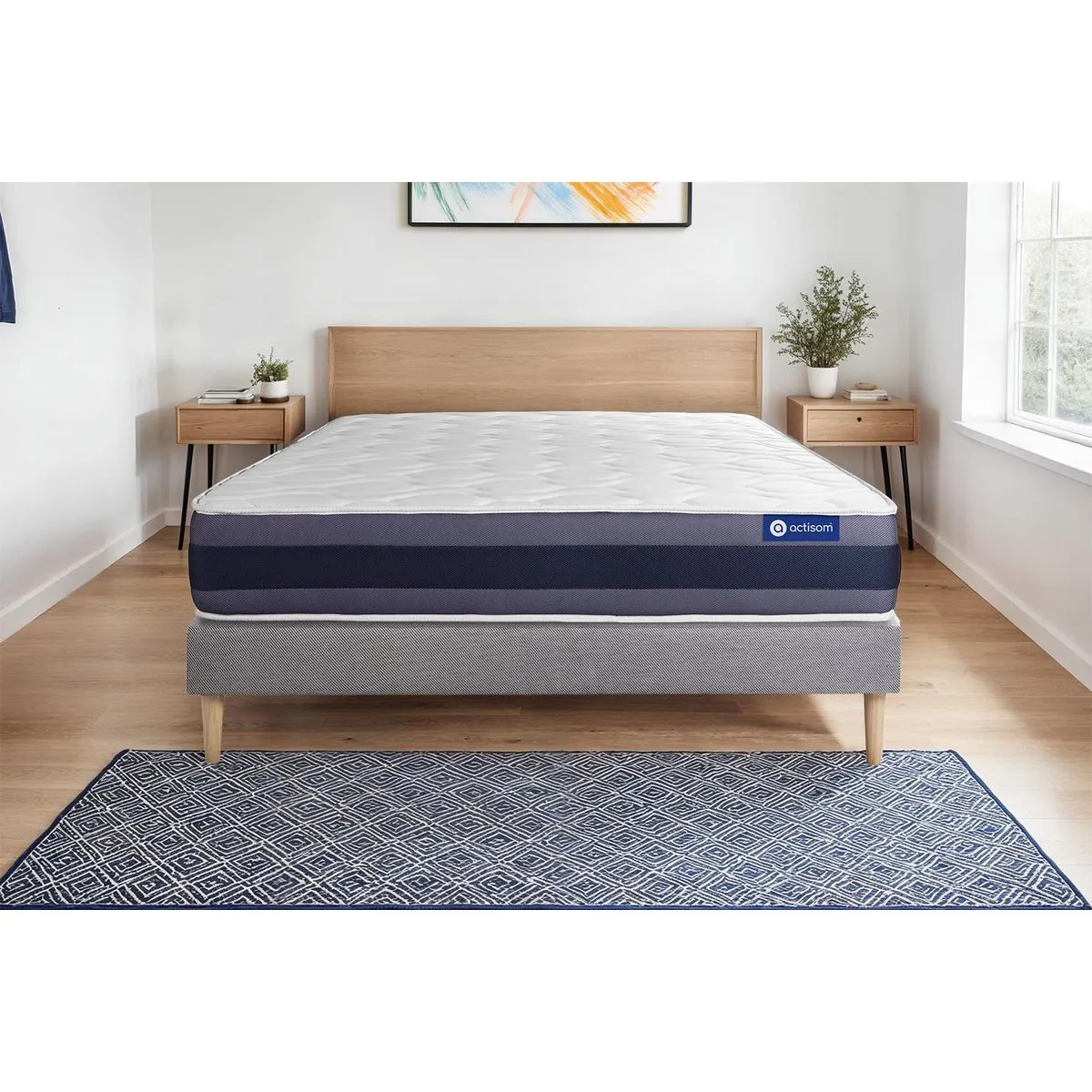 ACTISOM  Actimemo Morpho Matelas 200x200 - Gris