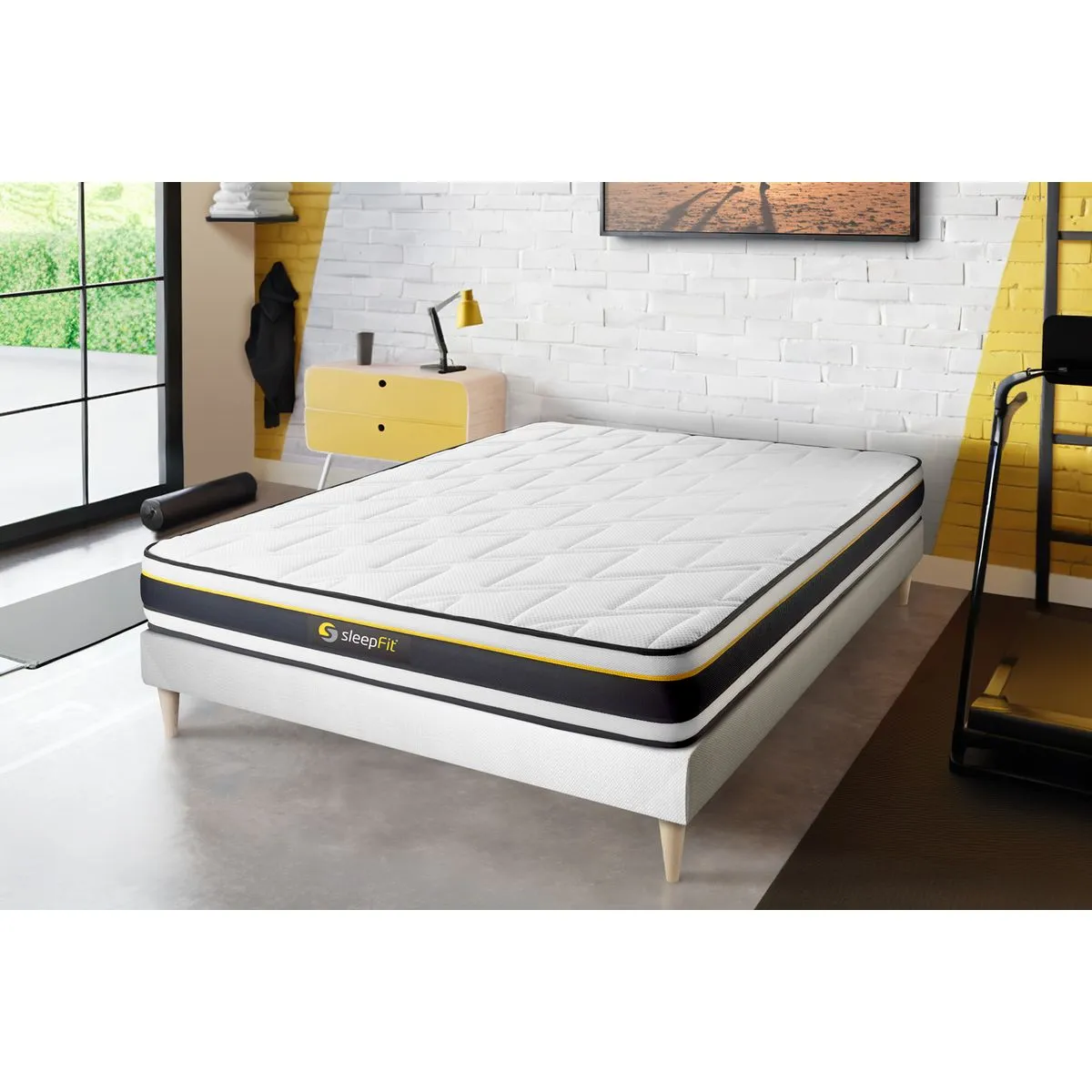 Sleepfit Ensemble Sommier + Matelas Soft 140X190 - Image 3