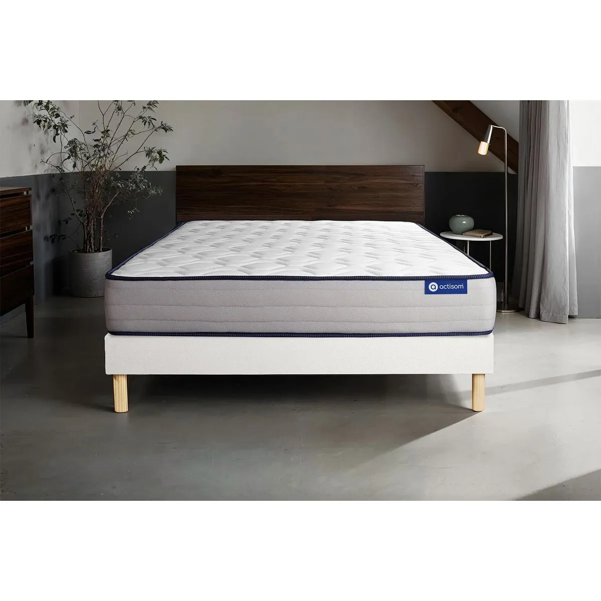 Actisom ACTIFLEX Form 160x200 cm - Sommier Kit Blanc Actisom ACTIFLEX Form 160x200 cm - Sommier Kit Blanc