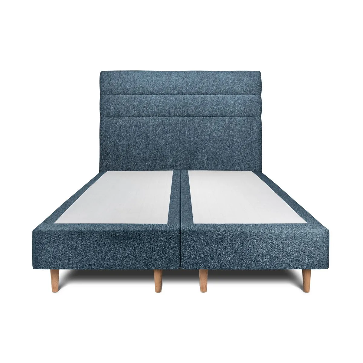 Sommeil de plomb lit tapissier 2 places - Bleu
