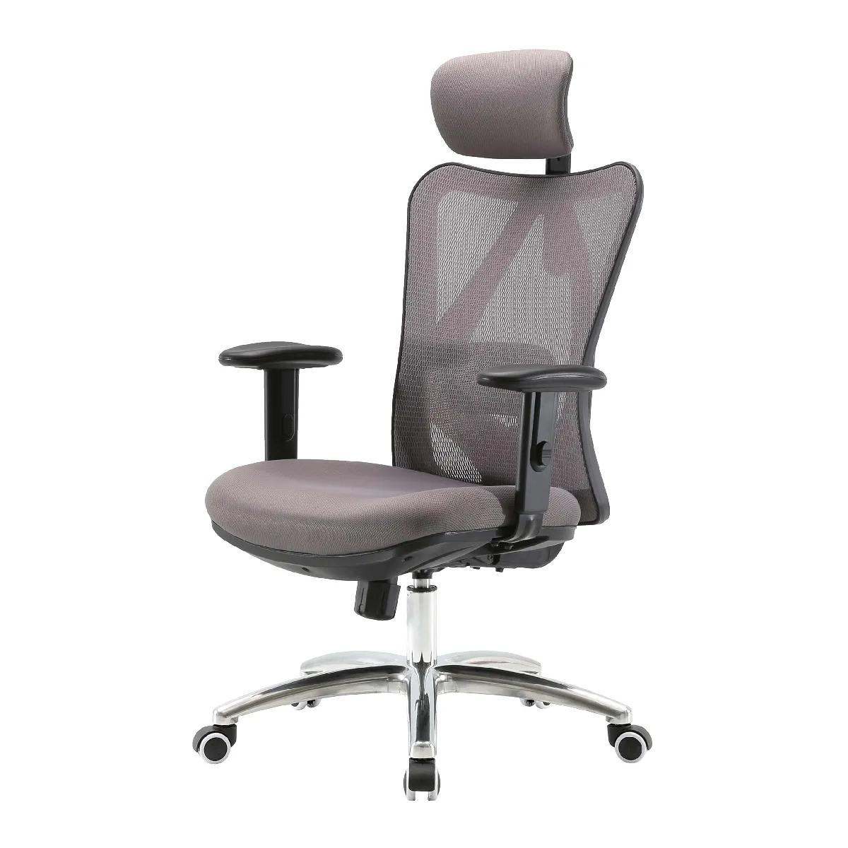 Decoshop26 Fauteuil de bureau ergonomique - Gris Decoshop26 Fauteuil de bureau ergonomique - Gris