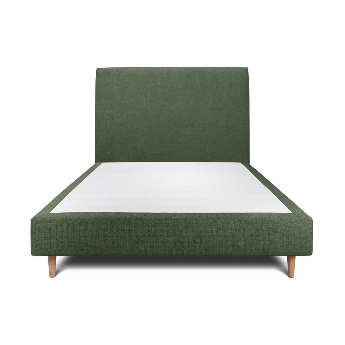 Sommeil de plomb Lit 2 places tapissier - Vert
