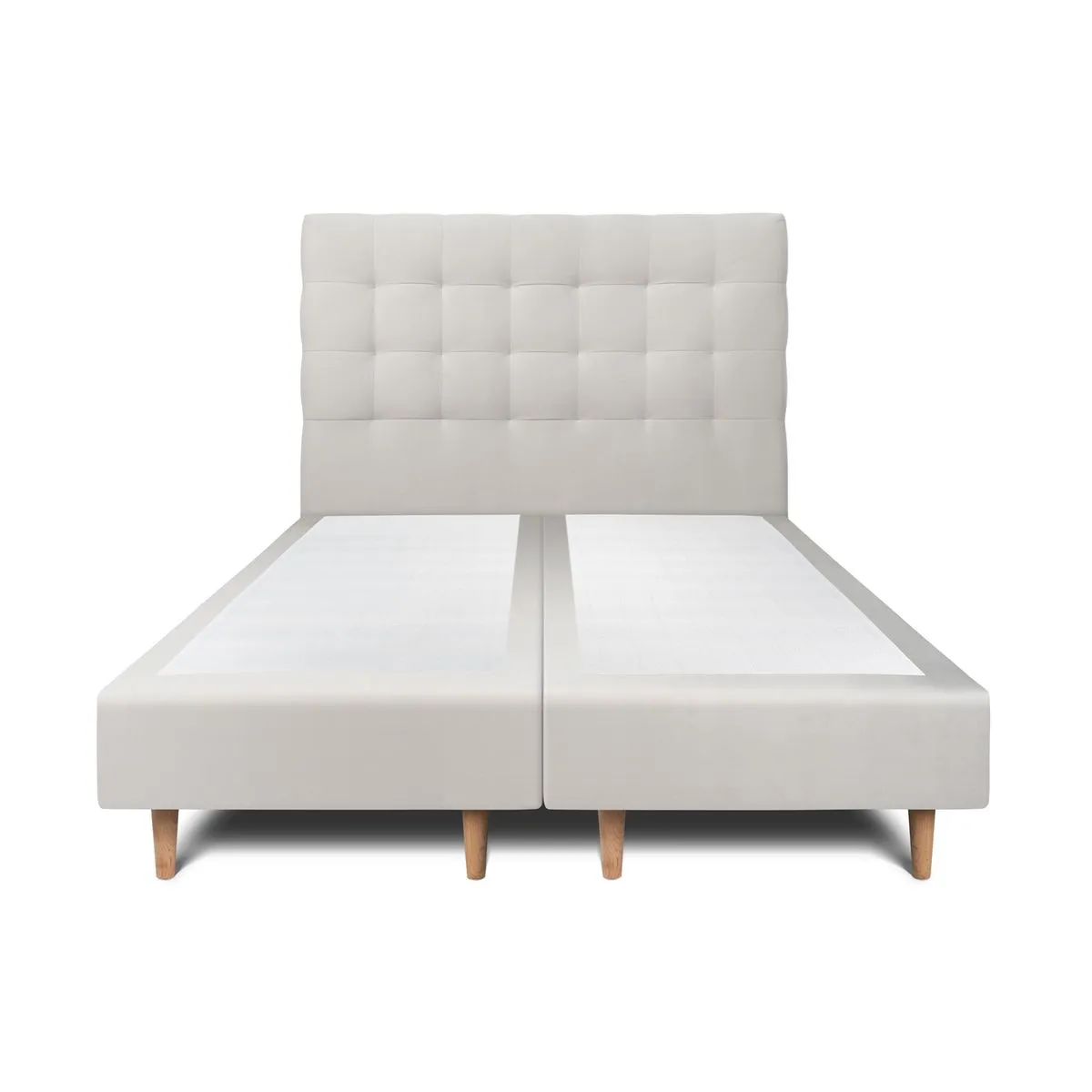Sommeil de plomb Lit d'appoint tapissier - Gris clair Sommeil de plomb Lit d'appoint tapissier - Gris clair