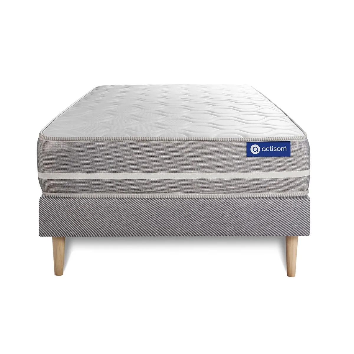 Ensemble Actimemo TOUCH 80x200 + sommier gris