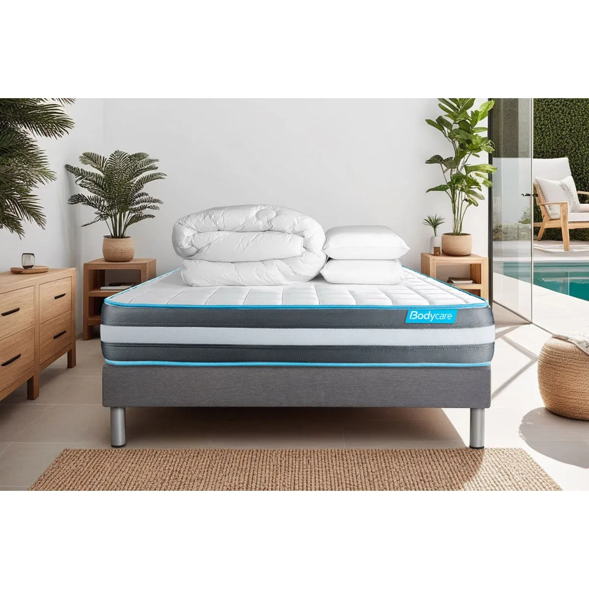 BodyCare BodyForm 140x200 - Gris