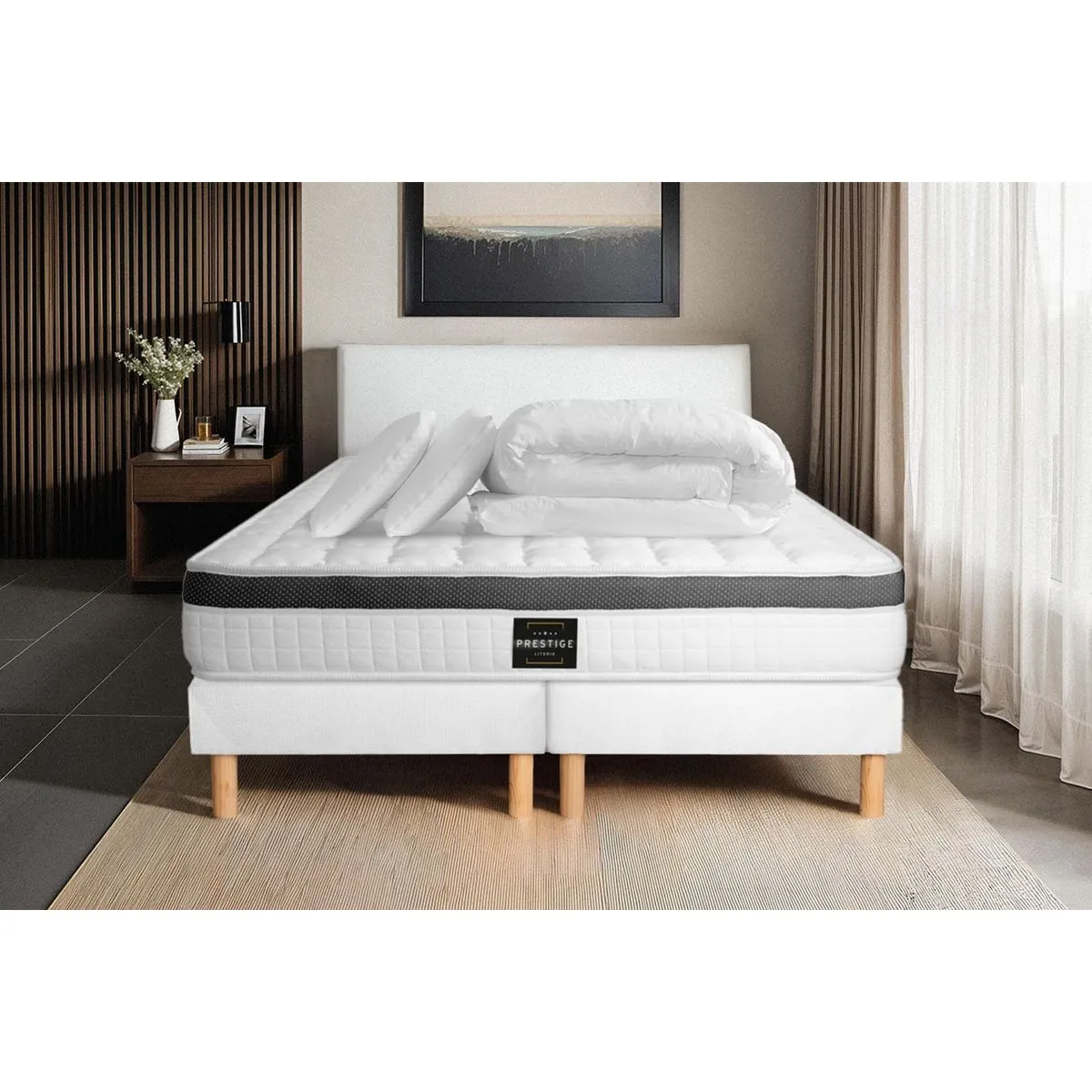 Prestige Literie Supérieur 200x200 Prestige Literie Supérieur 200x200