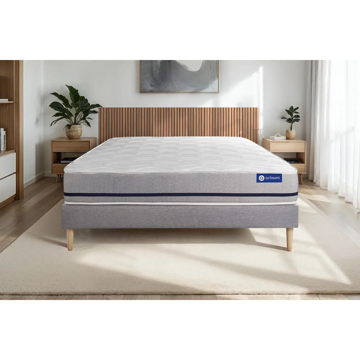 ACTIMEMO SOFT 160x200 cm - Gris ACTIMEMO SOFT 160x200 cm - Gris