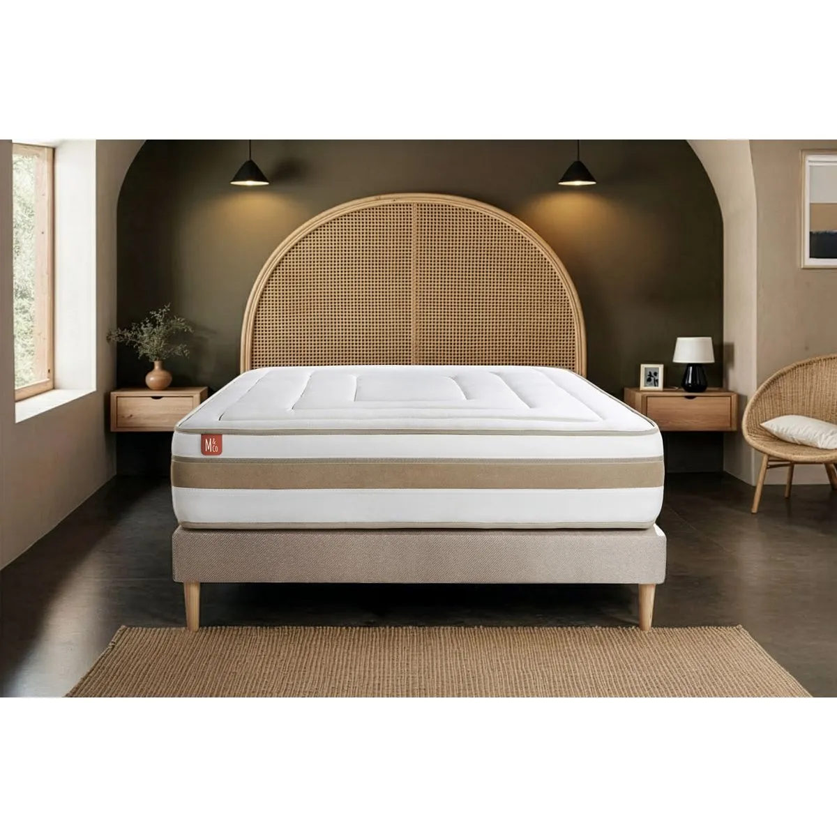 MarmottesetCo Le Raffiné - 140x190 cm - Beige