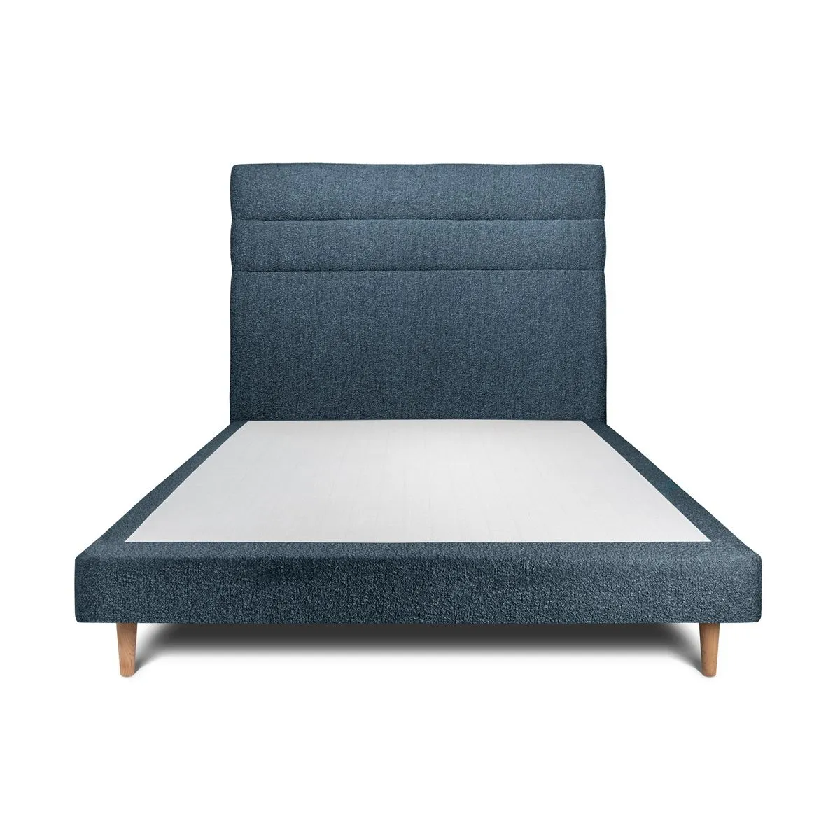 Sommeil de plomb Lit 2 places sommier tapissier - Bleu