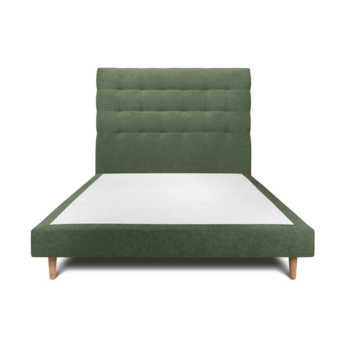 Sommeil de plomb Lit 150x200 tapissier - Vert