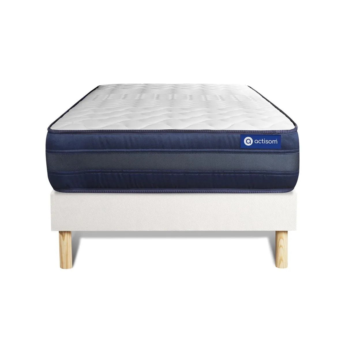 ACTISOM  ACTIFLEX Tech 90x190 cm - Sommier Kit Blanc