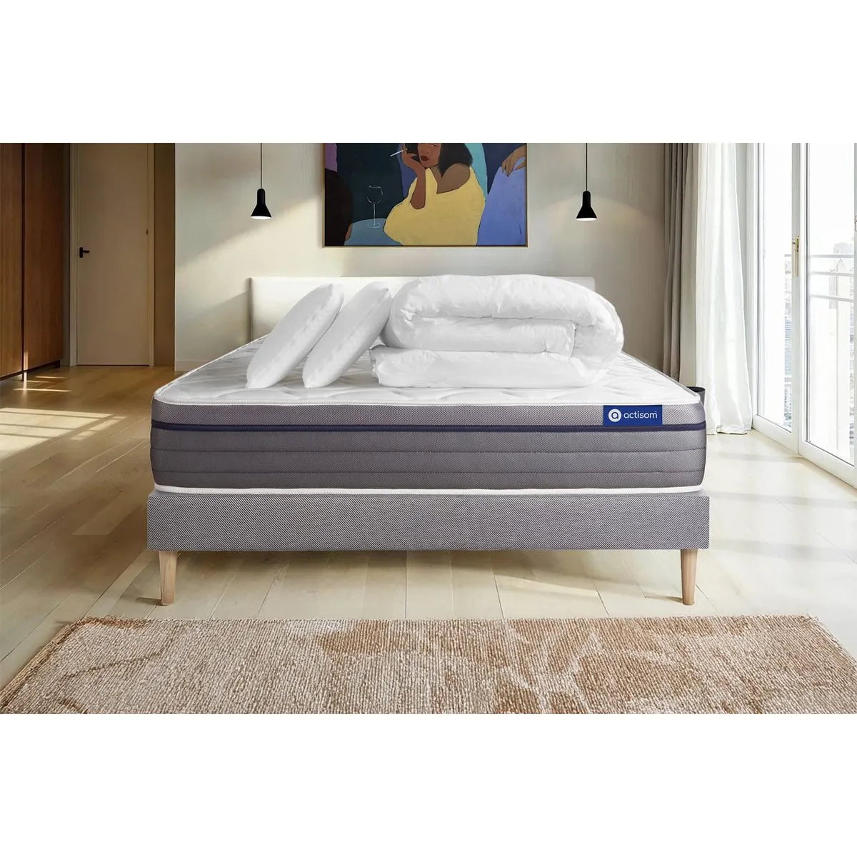 ACTISOM Actimemo Zen - Matelas Mémoire de forme 140x190