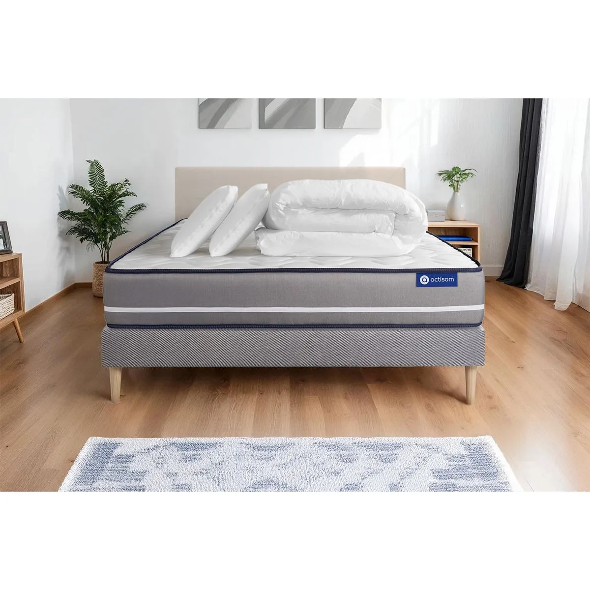 Actisom Actimemo Pur 200x200 cm - Gris Actisom Actimemo Pur 200x200 cm - Gris