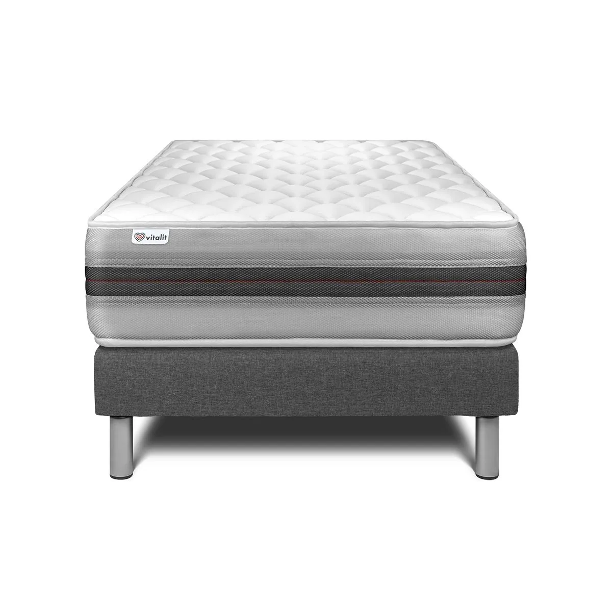 Vitalit Ensemble Matelas Sommier 90X190 Cm - Vitalmemo Back - Image 3