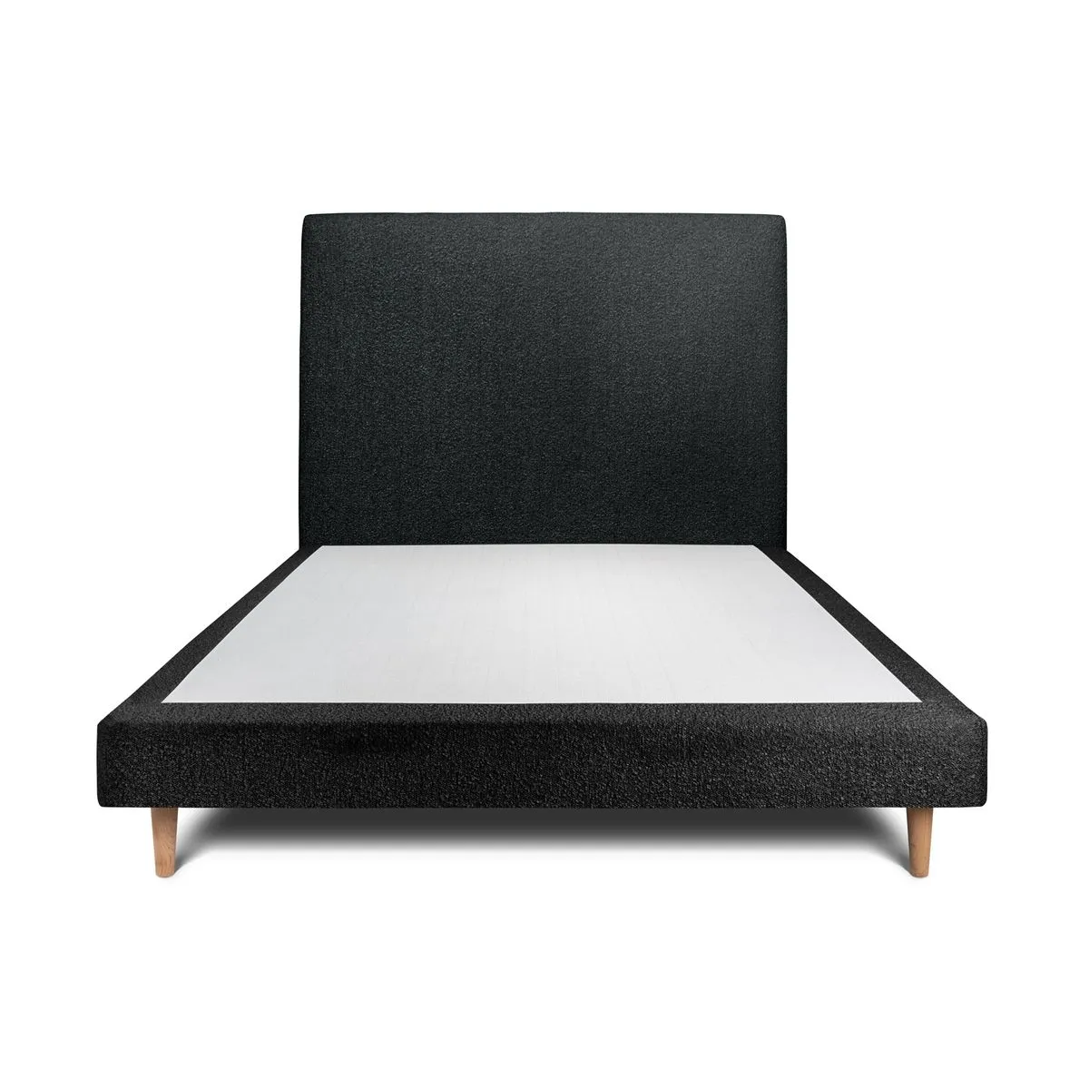 Sommeil de plomb Lit tapissier - Noir