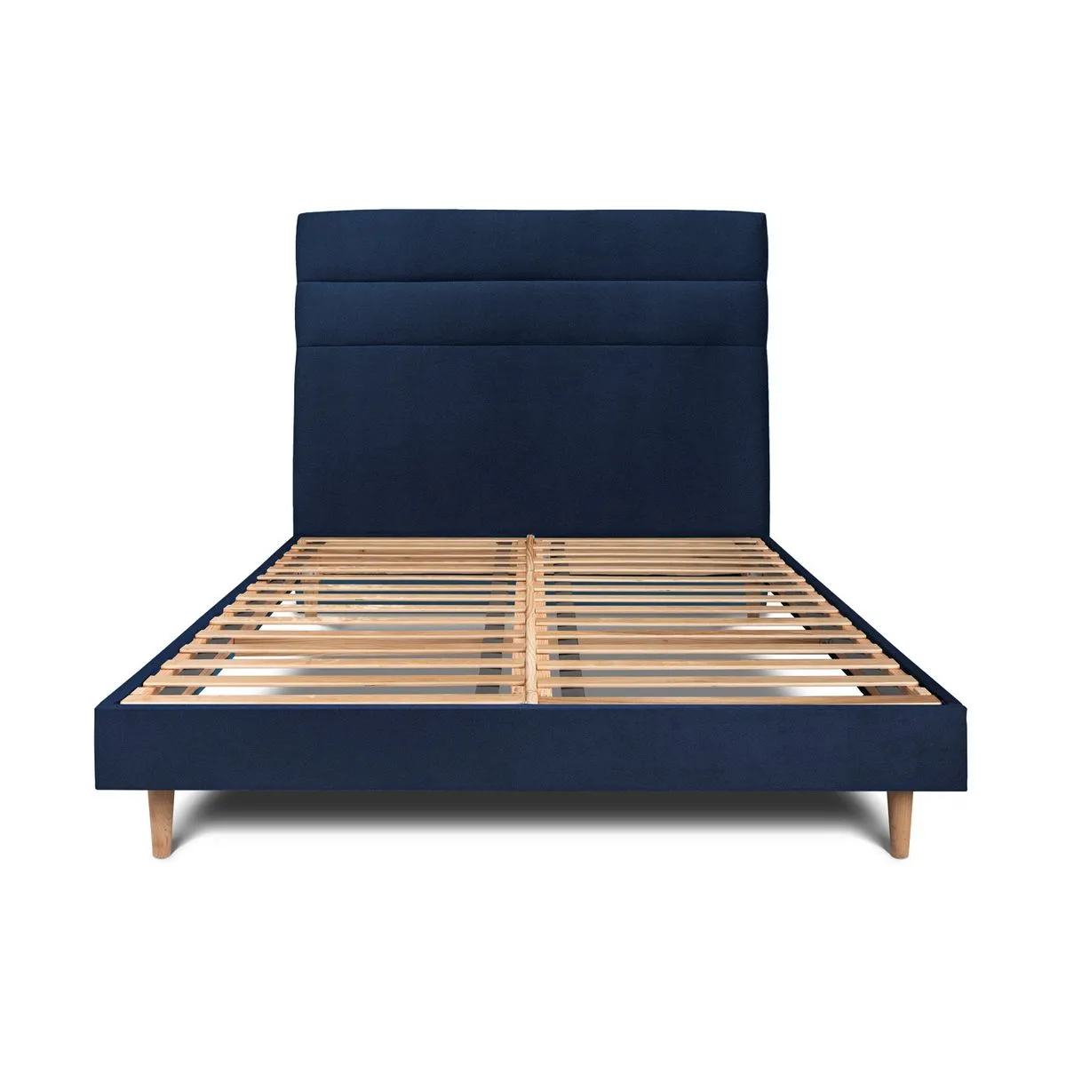 Sommeil de plomb Lit velours tapissier - Bleu