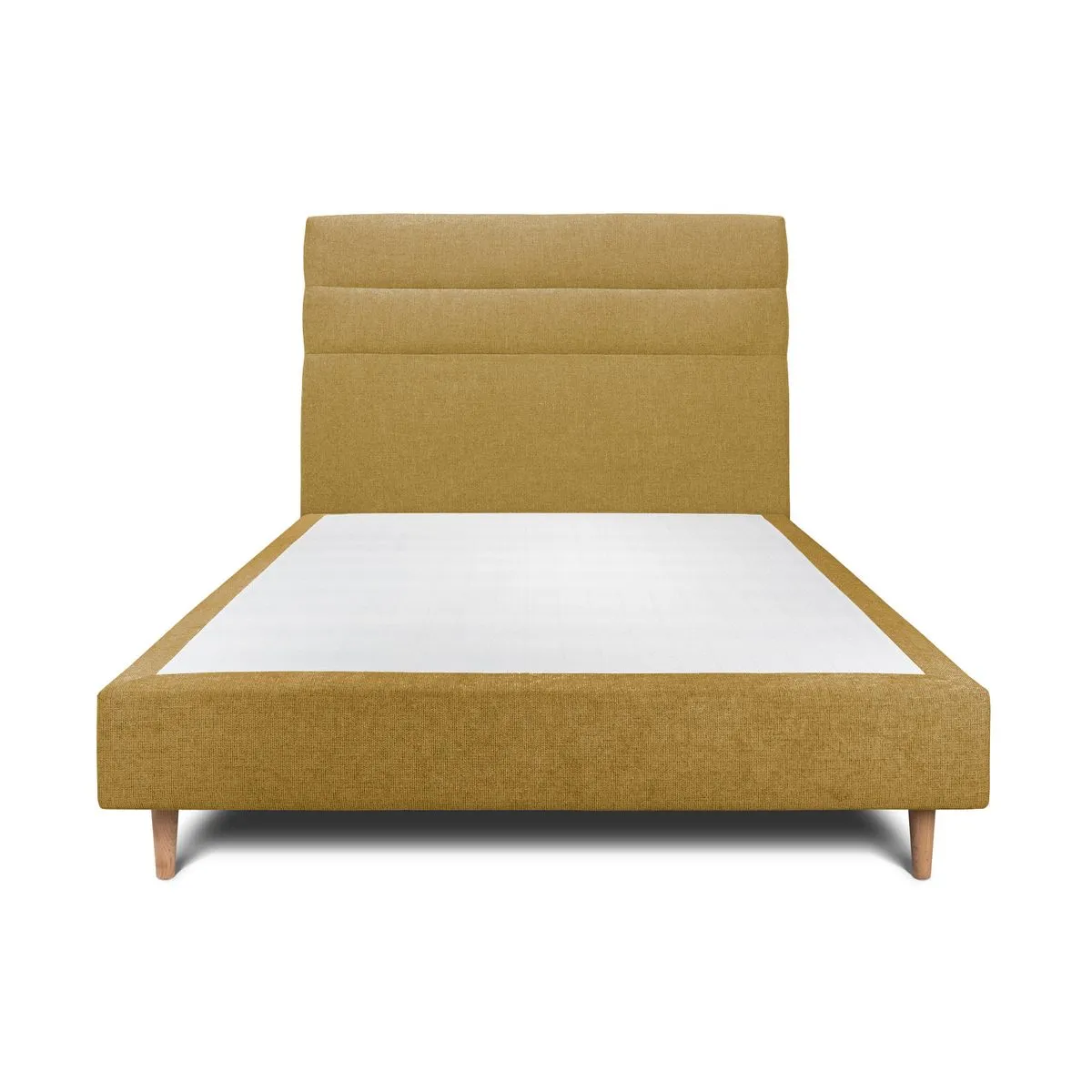 Sommeil de plomb Lit sommier tapissier - Jaune