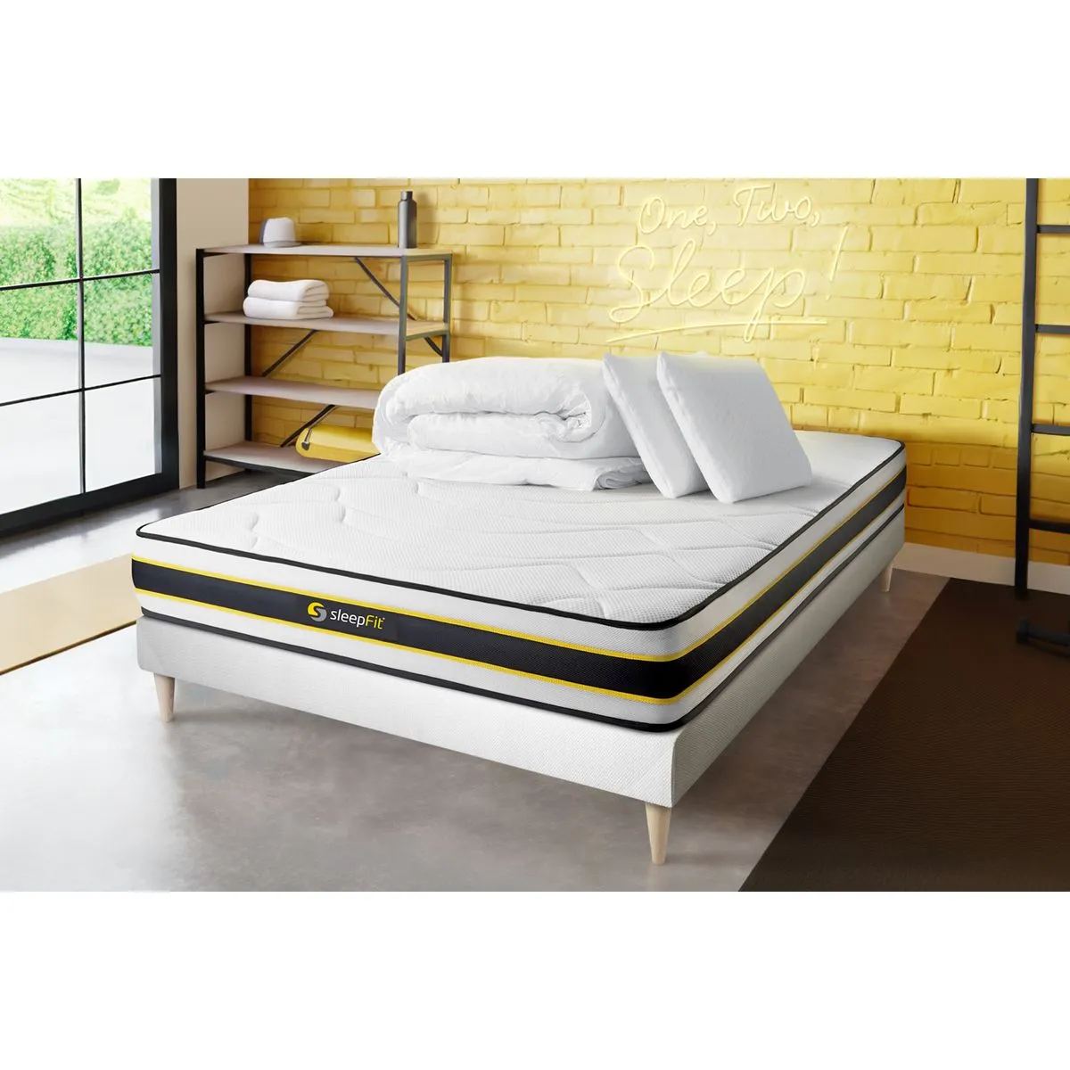 Pack Literie Flexy 160x200cm - C000039605_SLEEPFIT Pack Literie Flexy 160x200cm - C000039605_SLEEPFIT