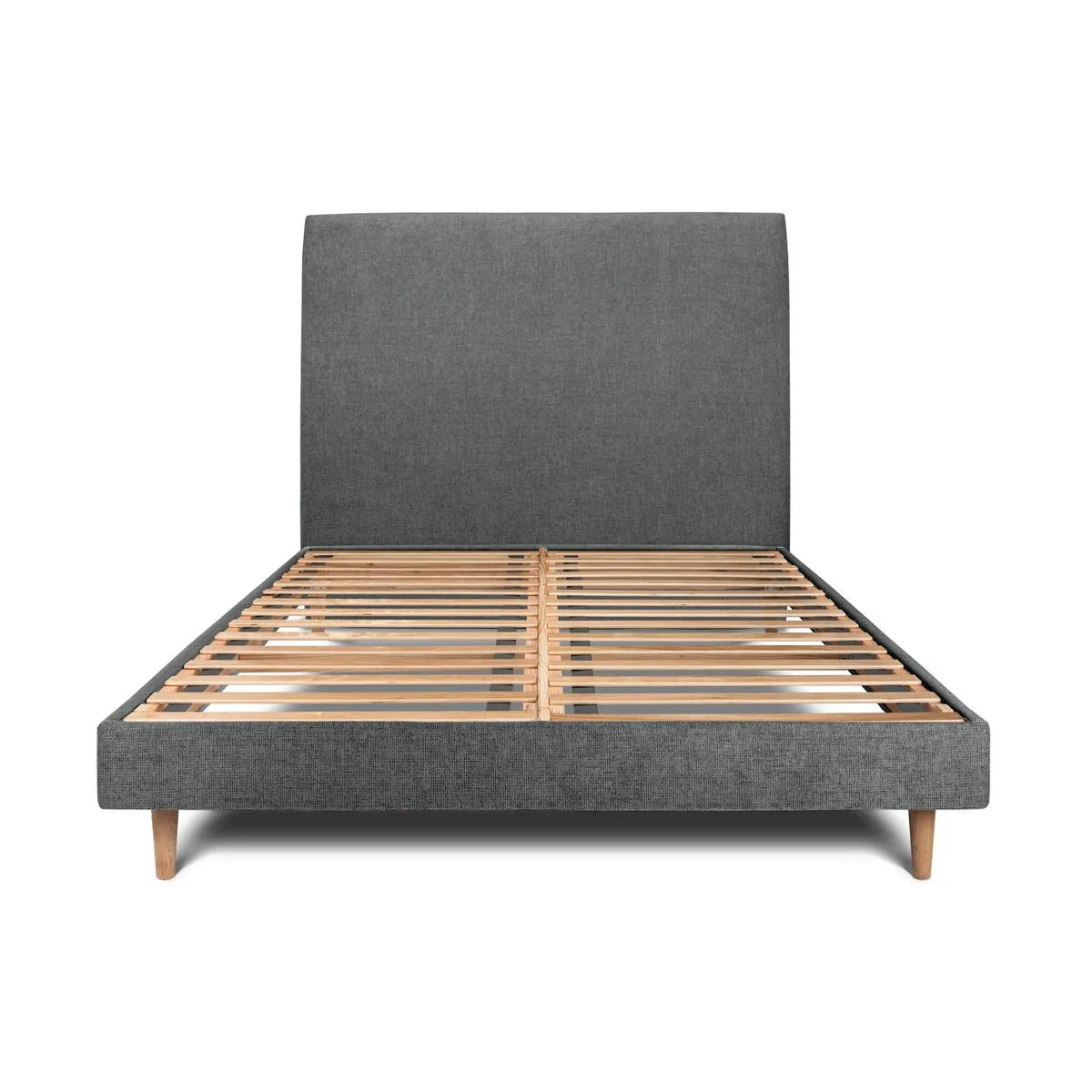 Sommeil De Plomb Gris Lit Tapissier 2 Places - Anthracite
