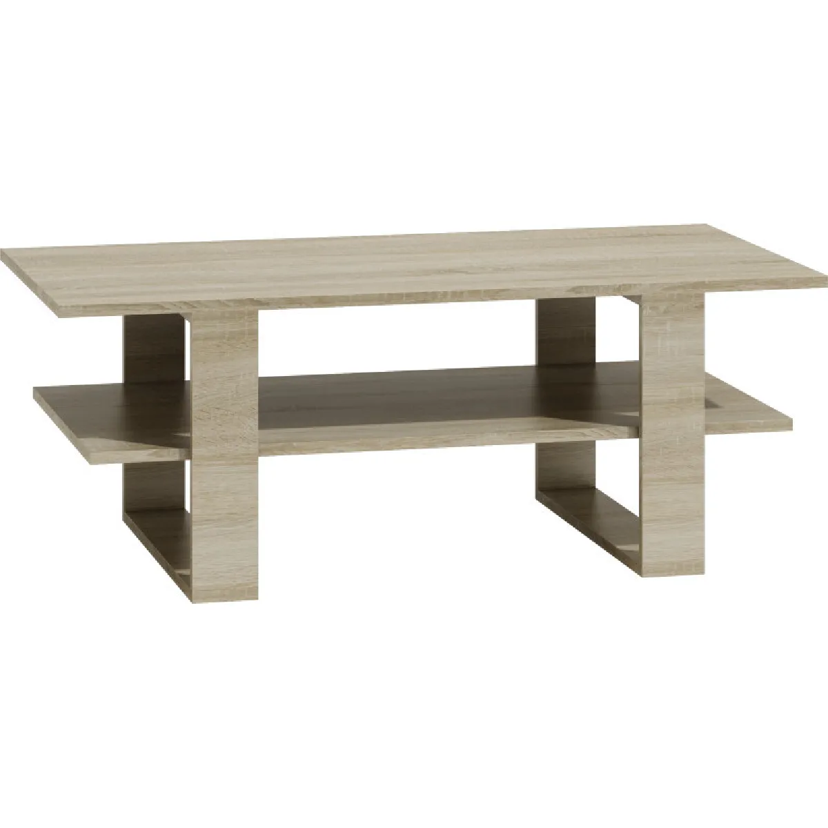 Comparer les prix de Vivaldi - Table Basse Chêne Sonoma 120 cm