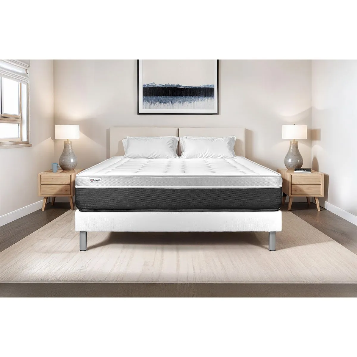 VITALIT  VITAL SOFT - 200x200 cm - Blanc