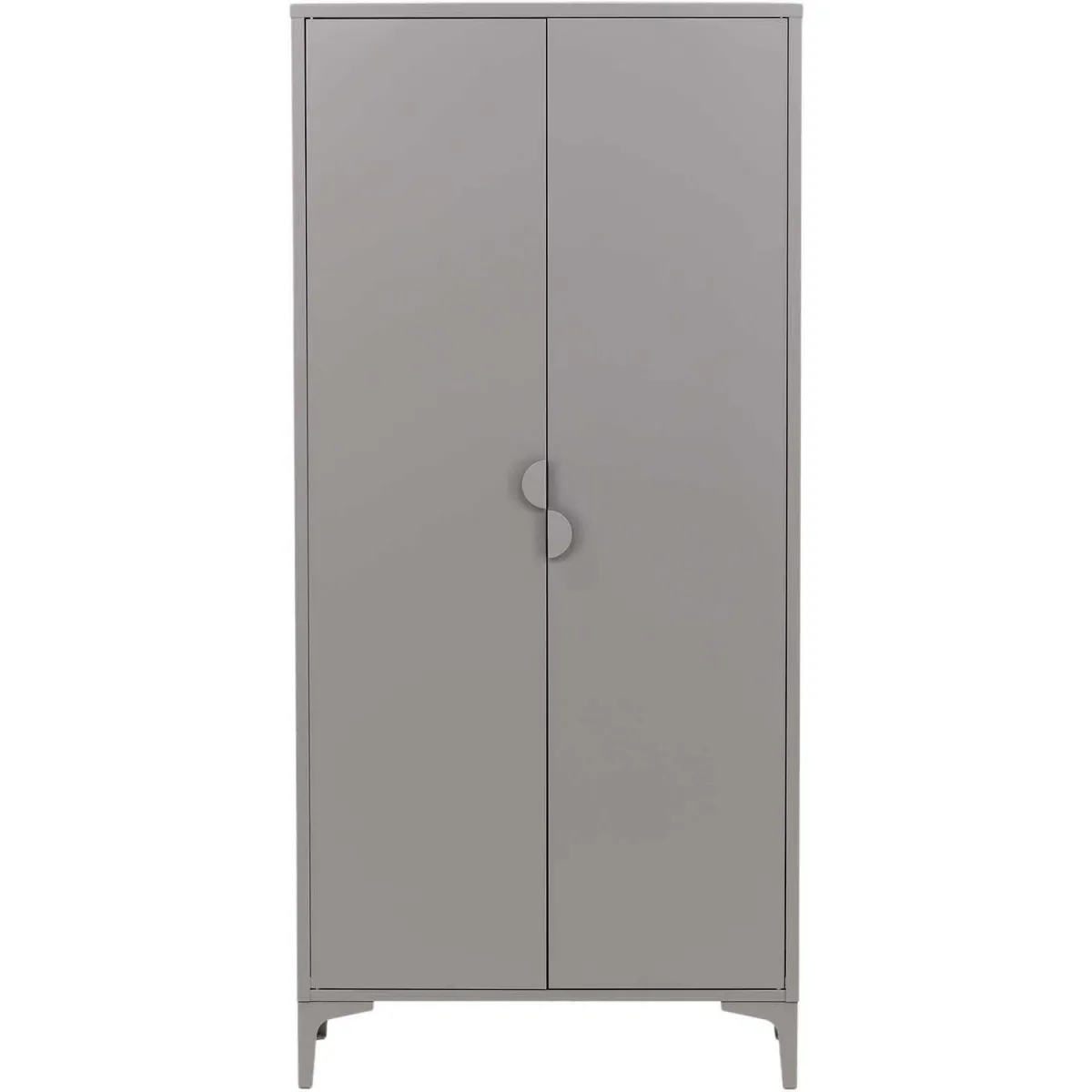Venture home Armoire 2 portes métal - Gris clair Venture home Armoire 2 portes métal - Gris clair