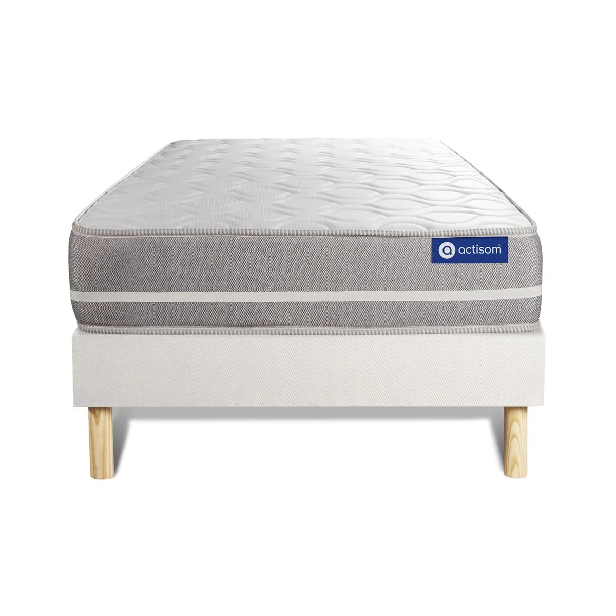 Actisom - Ensemble Matelas et Sommier - Latex - 80x200 cm - Blanc - Image 3