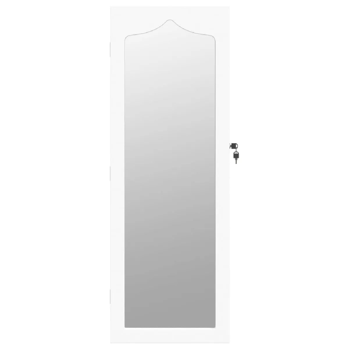 Helloshop26 Armoire à bijoux murale - Blanc