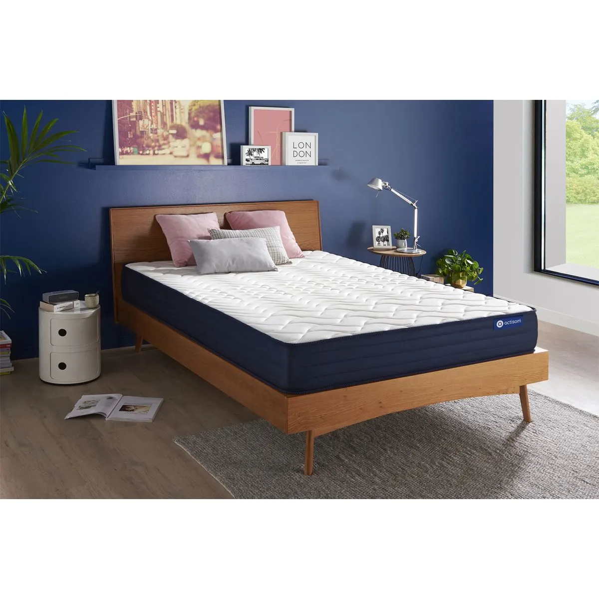 ACTISOM  Matelas 140x200 Ressorts/M&eacute;moire