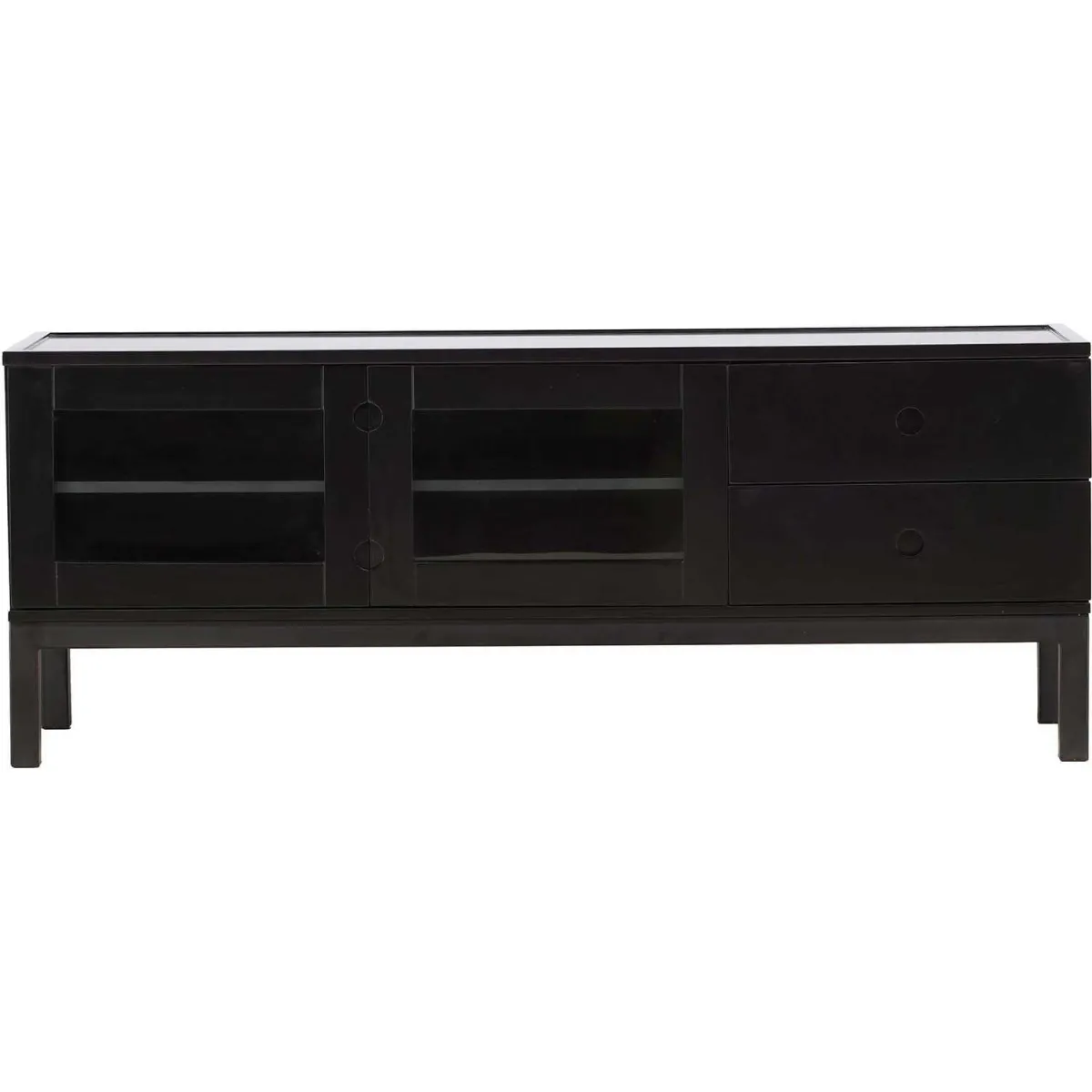 Venture home meuble TV Alcoa - Noir Venture home meuble TV Alcoa - Noir