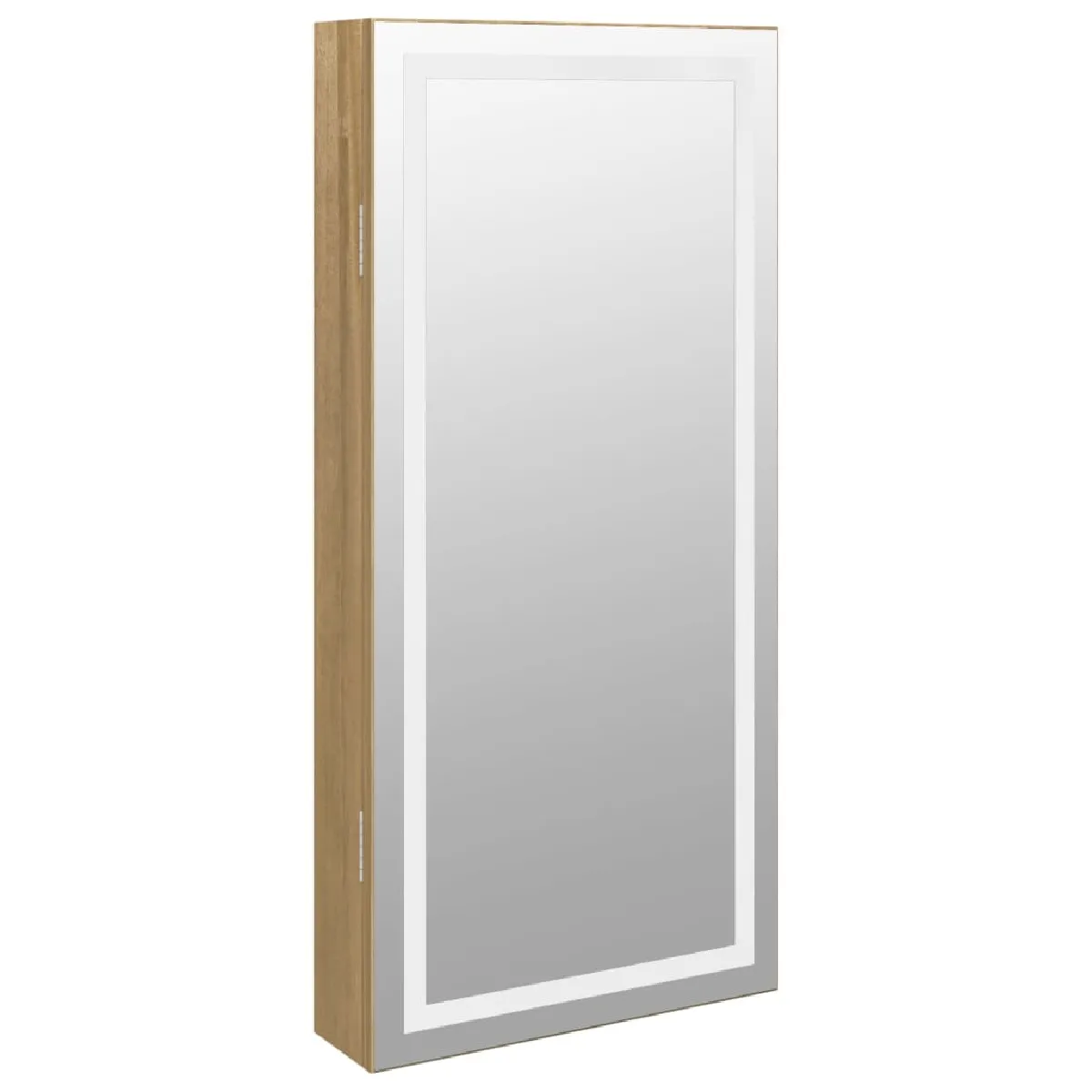 Helloshop26 Armoire à bijoux avec miroir LED