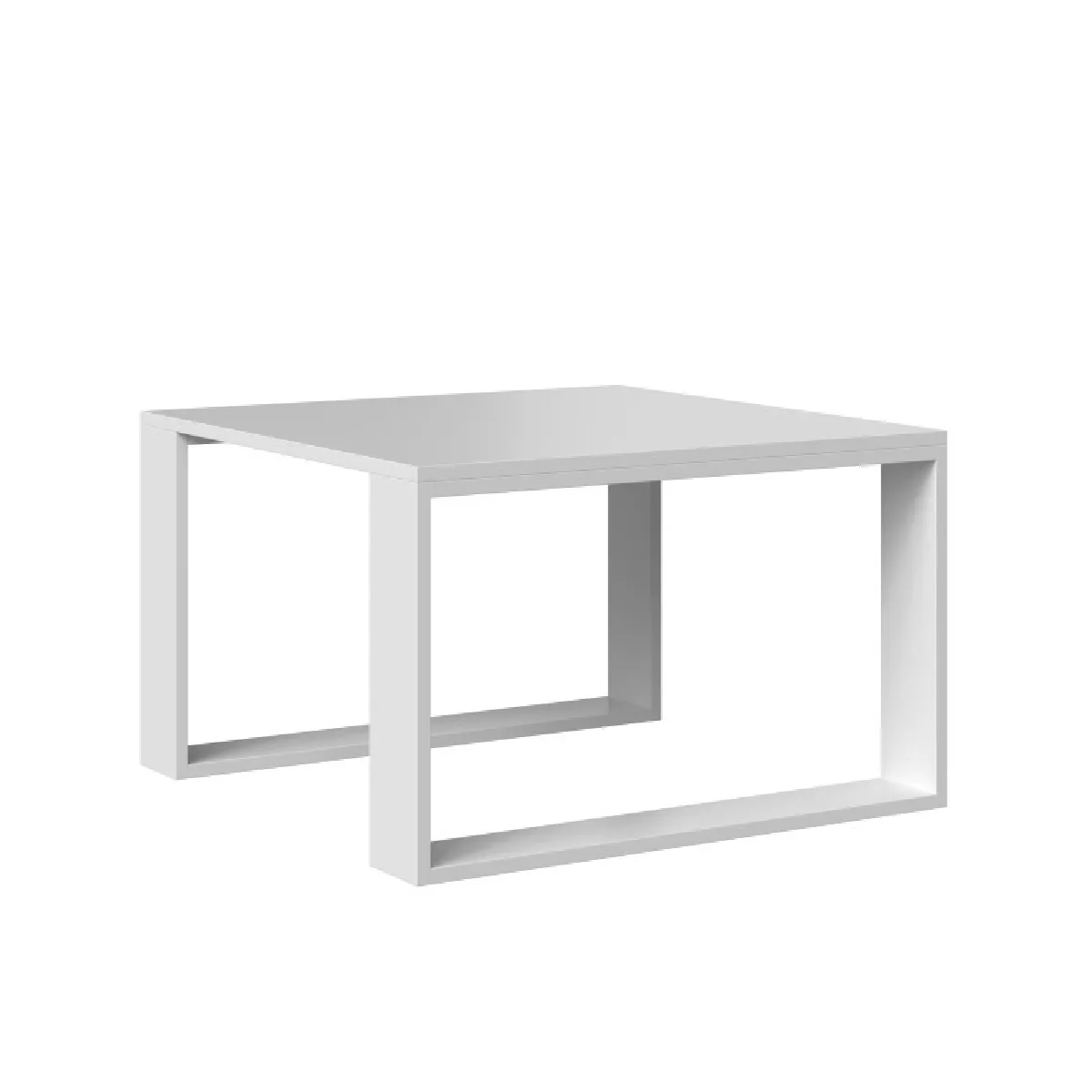 Meilleurs prix pour VIVALDI Table basse Madera blanche - Ø67 cm