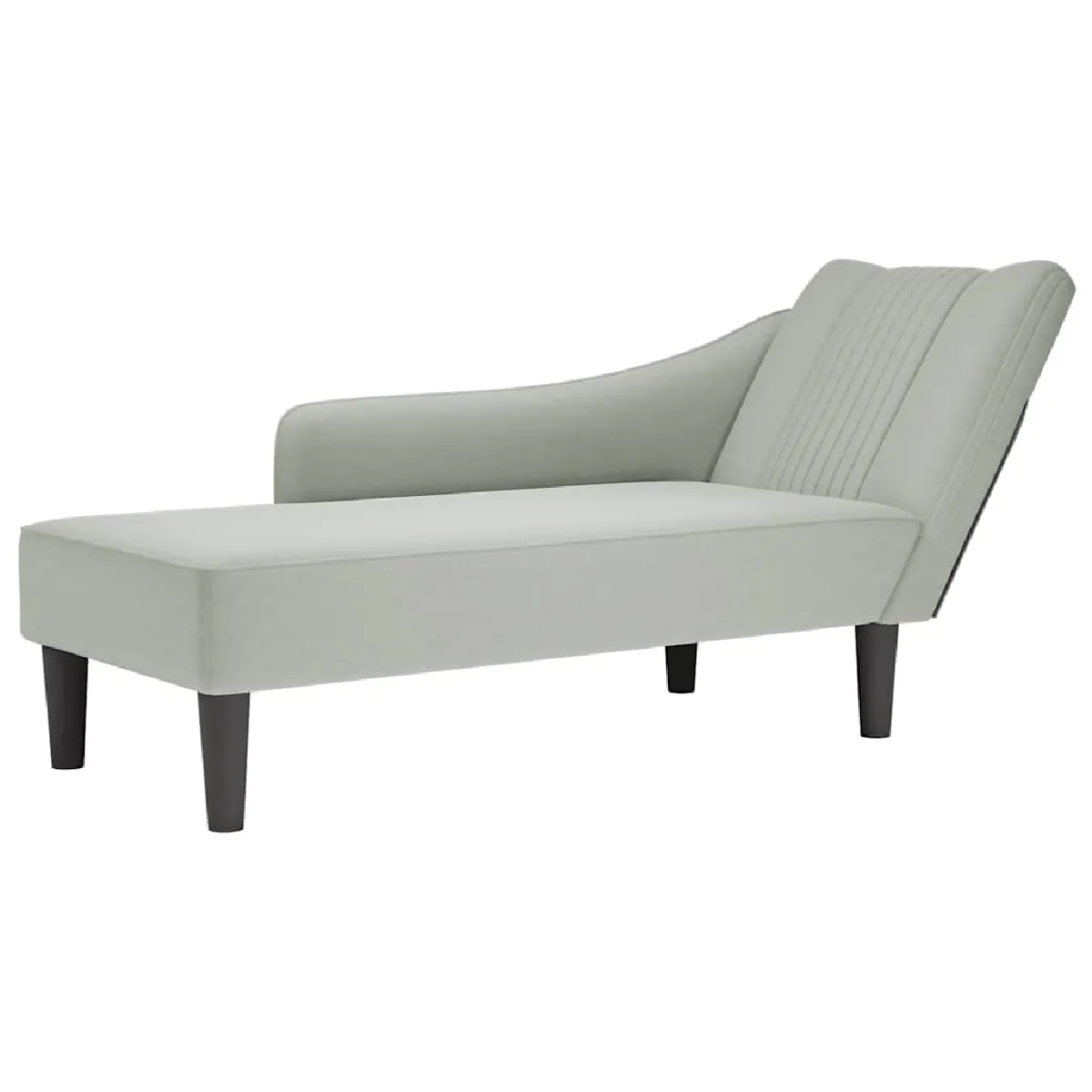 VIDAXL Fauteuil long avec accoudoir