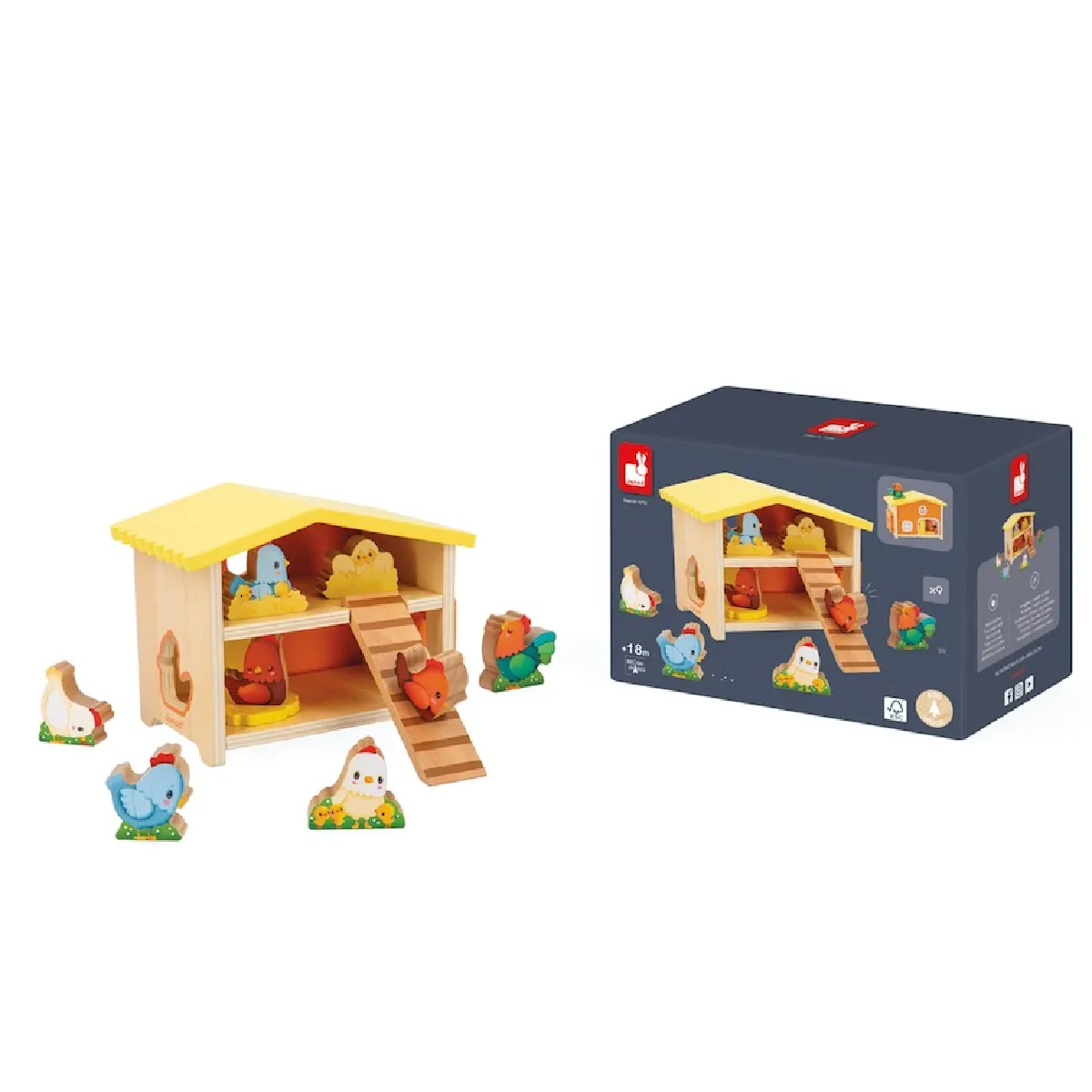 Juratoys-Janod Janod Mon Premier Poulailler En Bois