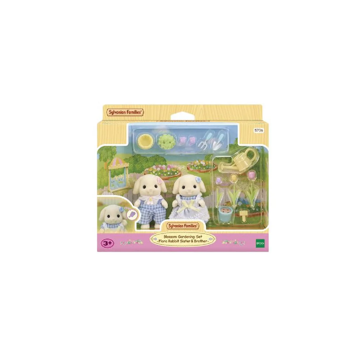 Sylvanian Families Le Frère et la Sœur Lapin Bélier 5736