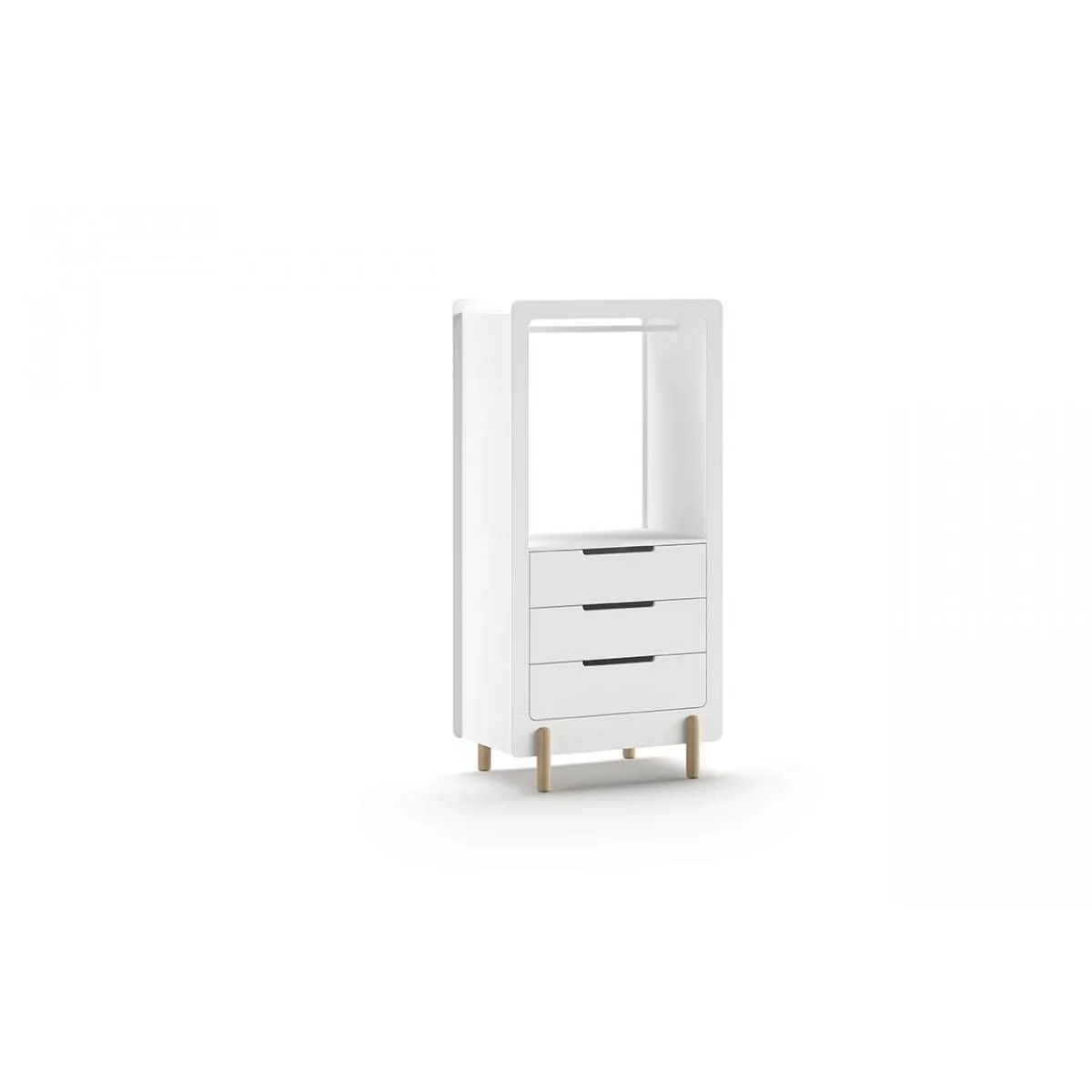 Vipack Armoire Smile enfant - Blanc Vipack Armoire Smile enfant - Blanc