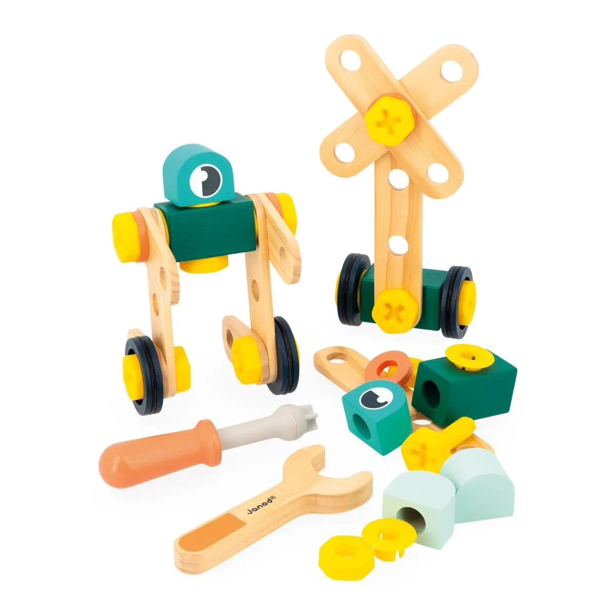 Janod Baril 50 Pieces Brico Kids - Jeu De Construction - Image 3