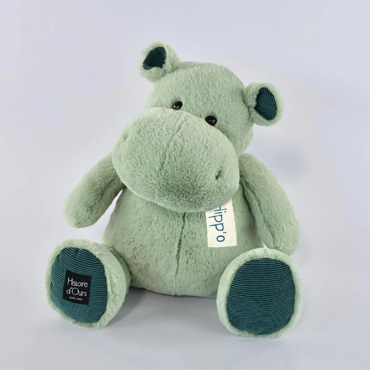 Histoire D'ours Peluche Hippo Doudou - Amande