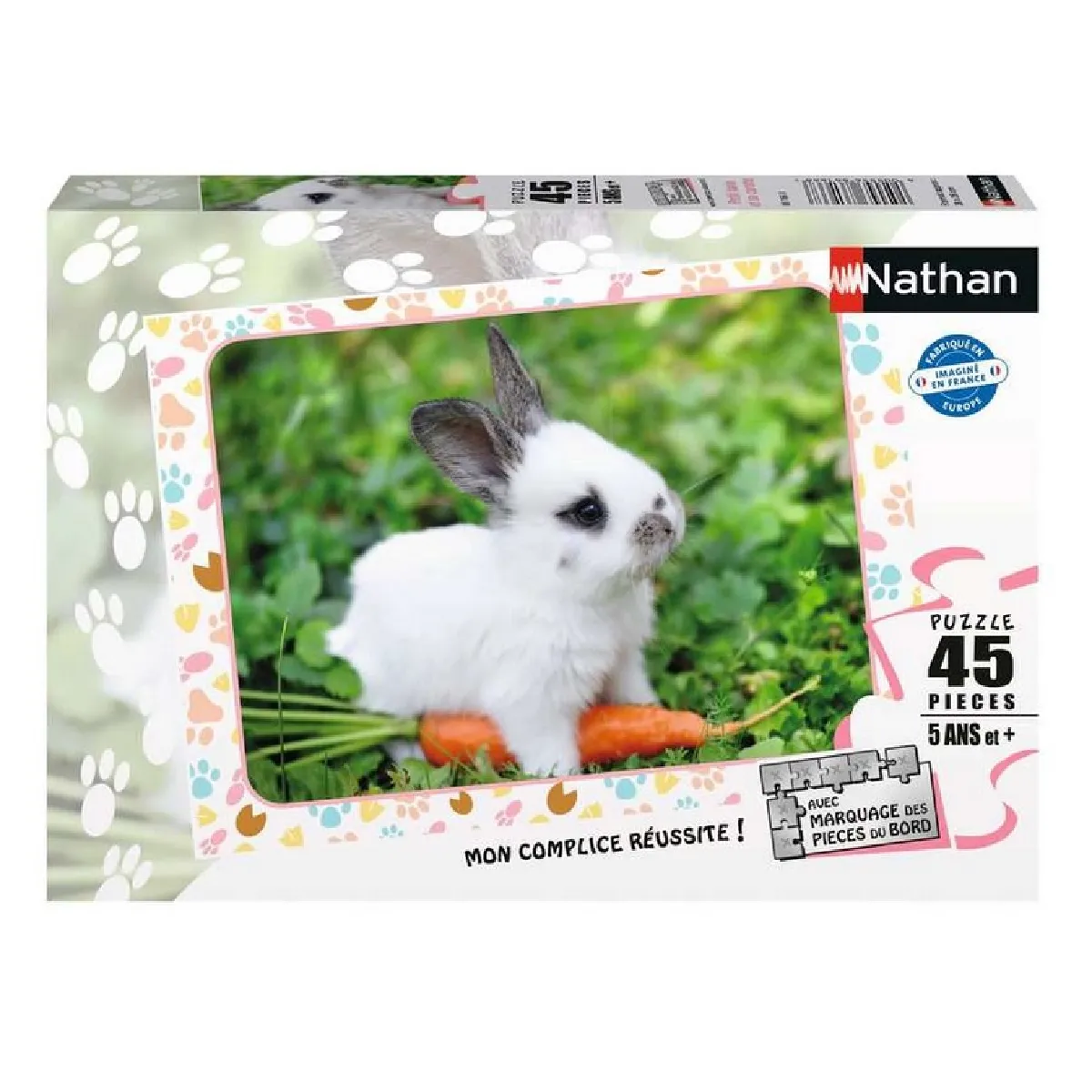 Nathan Puzzle Lapin et sa carotte
