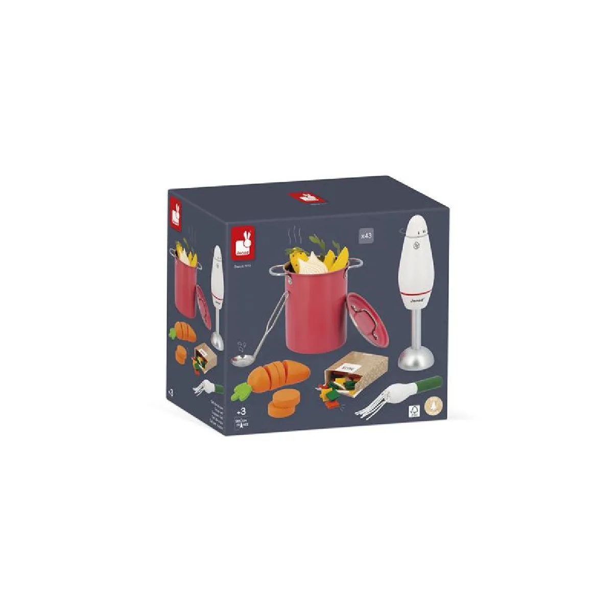 Set à soupe en bois - Image 3