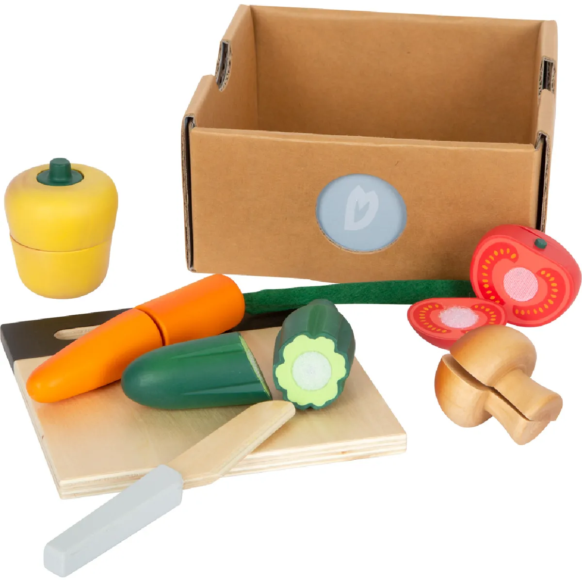 Small Foot - Set de légumes à découper - Jeux d'imitation cuisine - Image 3
