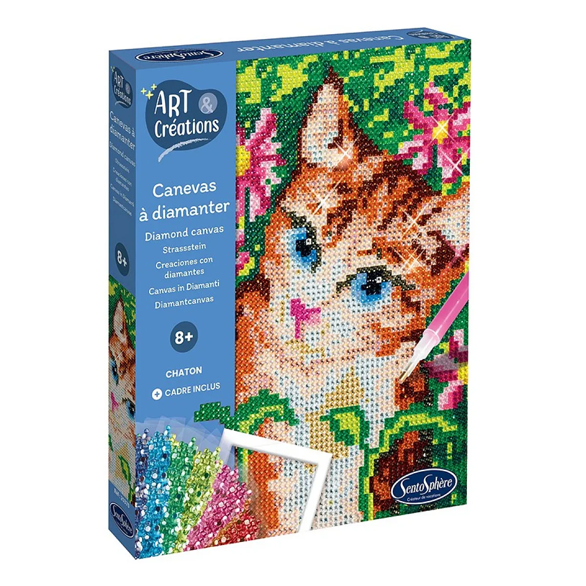 Sentosphere - Art & Creations - Canevas à diamanter Chaton - Image 2
