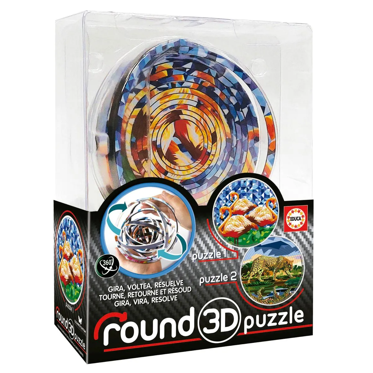 Educa Borras Educa Puzzle Rond 3D Double Face